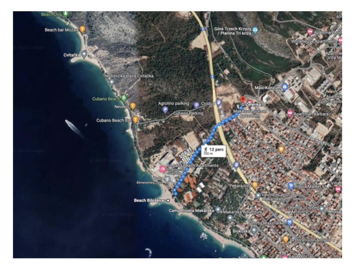 Makazura Sunset Apartman Makarska Kültér fotó
